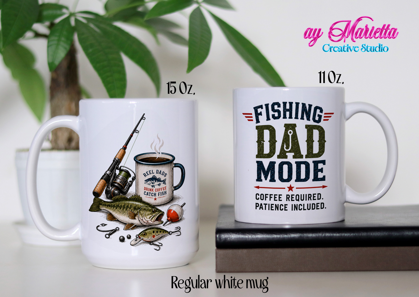 "Fishing Dad Mode" Custom Mug - Gift for Anglers